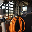 Load image into Gallery viewer, DV8 Quick Release Molle Panel Tool Mounts - Black - Installation View