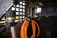 Load image into Gallery viewer, DV8 Quick Release Molle Panel Tool Mounts - Black - Installation View