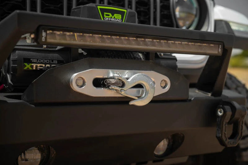 DV8 Xtract 12k Synthetic Rope Winch - Side View