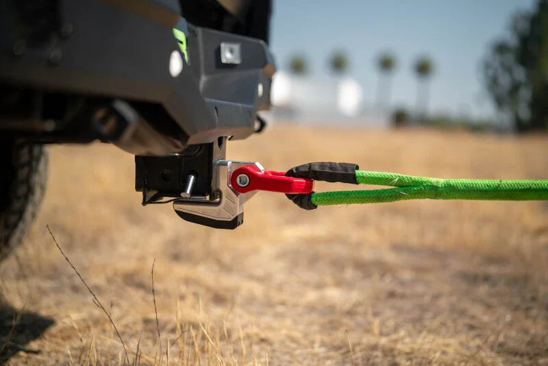 DV8 Xtract Hitch Skid Plate - Raw - Side View