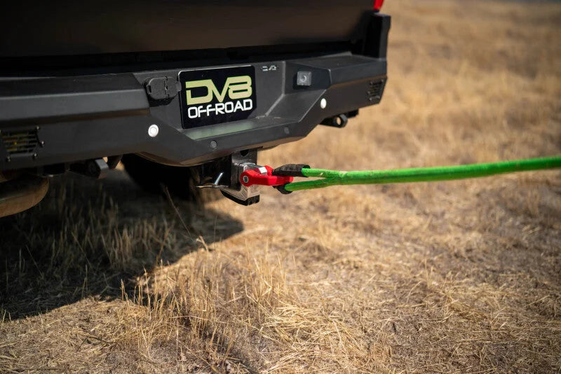 DV8 Xtract Hitch Skid Plate - Raw - Installation View