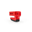 Load image into Gallery viewer, DV8 Xtract Hitch Skid Plate - Red - Side View