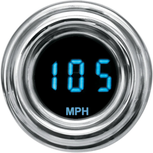 Load image into Gallery viewer, Dakota Digital 1-7/8" MPH 4000 Series Oil Temperature Gauge - Red Display MCL-4073R - Side View