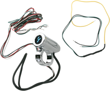 Load image into Gallery viewer, Dakota Digital 1.25" Auto Programming Gear Indicator - Chrome - Blue Display PGR-1125 - Main Product View