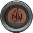 Load image into Gallery viewer, Dakota Digital 2-3/16" Stand-Alone LCD GPS Compass - Black/Black MCH-GPS17-K-K - Side View