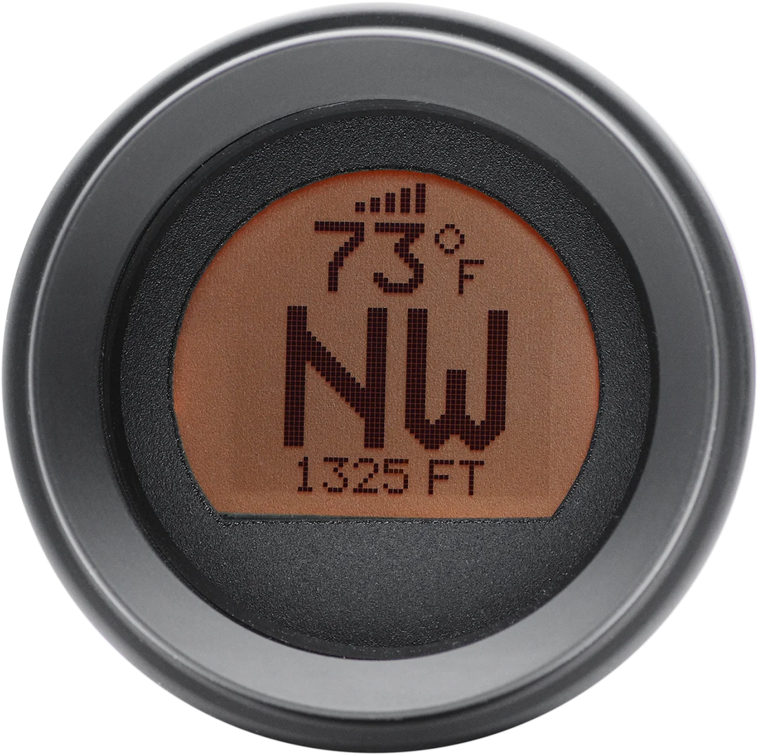 Dakota Digital 2-3/16" Stand-Alone LCD GPS Compass - Black/Black MCH-GPS17-K-K - Side View