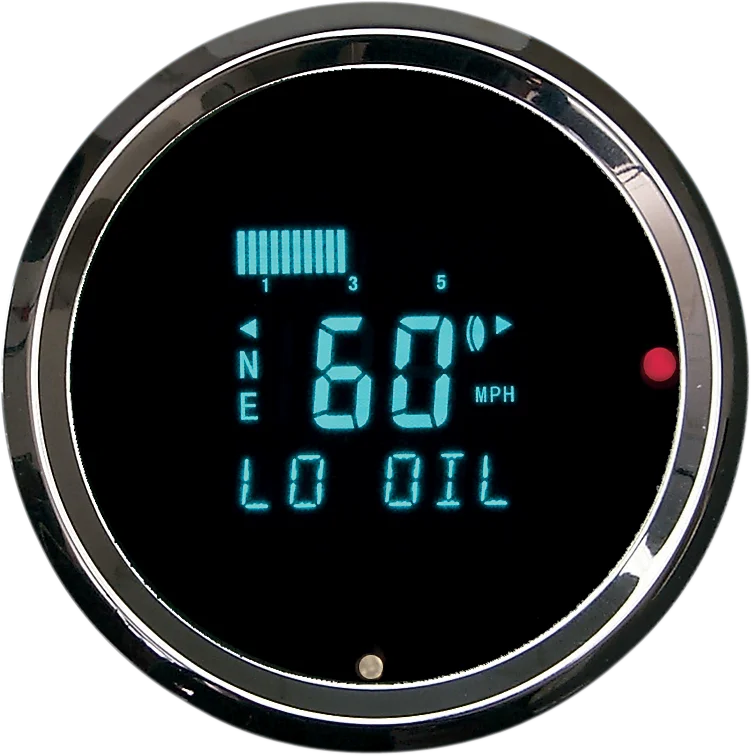 Dakota Digital 3011 Round Digital Speedometer with Indicators - 3-3/8" HLY-3011 - Main Product View
