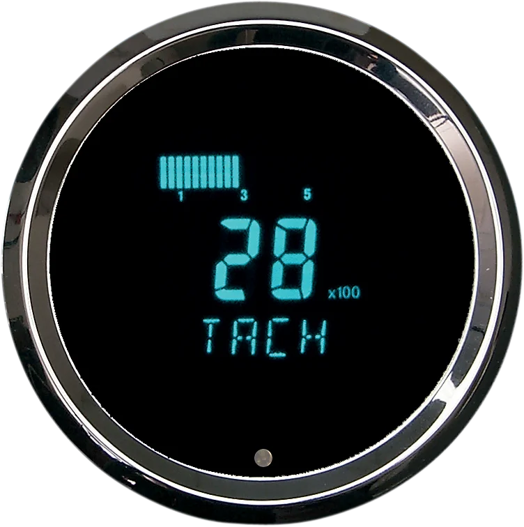 Dakota Digital 3027 Odyssey II Tachometer - Resolution 10 RPM - 2.0625" HLY-3027 - Side View