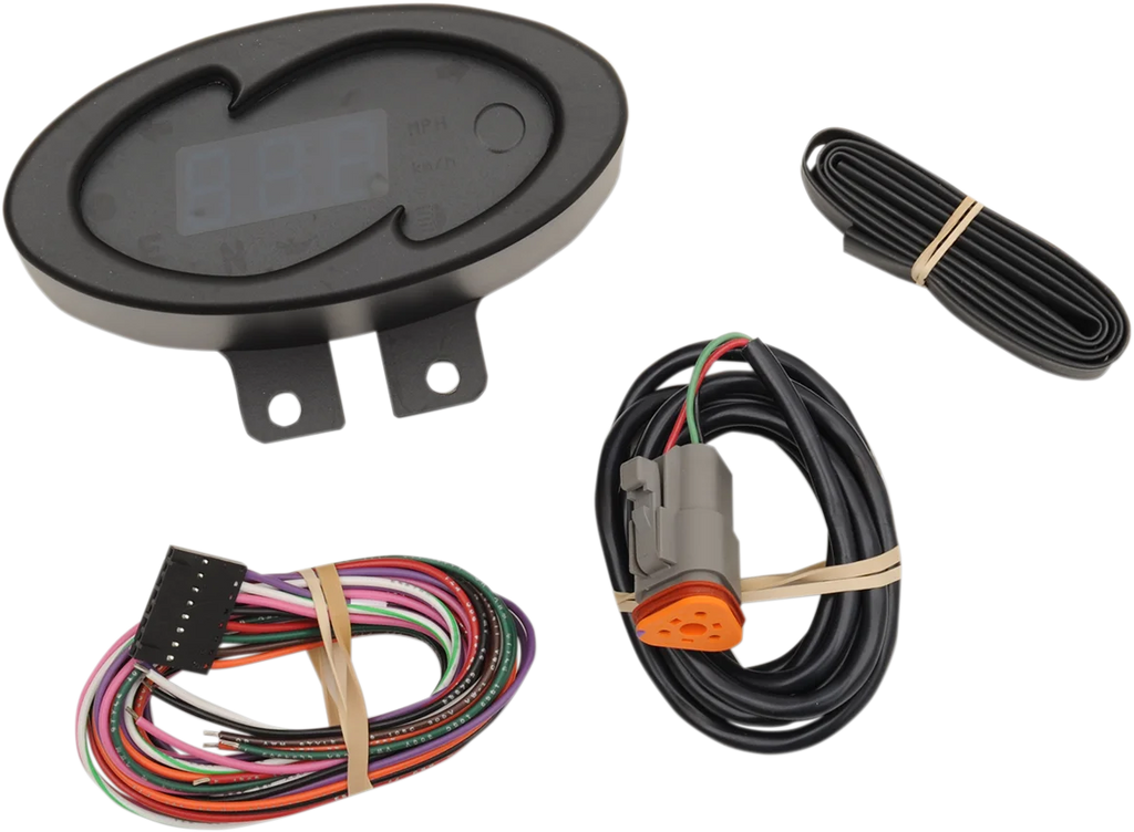 Dakota Digital 5000 Series Wave Speedometer - Black - 2" H x 4.25" W MCL-5100-K - Main Product View