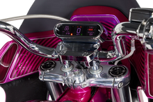 Load image into Gallery viewer, Dakota Digital Chrome 35° 1" Handlebar Clamp Mount - For Straight Risers BKT-5003 - Side View