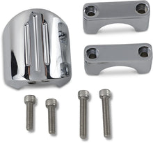 Load image into Gallery viewer, Dakota Digital Chrome Clamp Mount - For 1" T-Bar/Riser Handlebar BKT-5001 - Main Product View