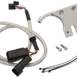 Load image into Gallery viewer, Dakota Digital Chrome Handlebar Clamp Mount with T-Bar Drag Bar - Includes Wiring Harness AI-250 - Main Product View