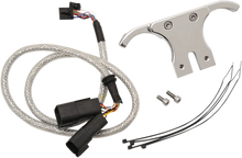 Load image into Gallery viewer, Dakota Digital Chrome Handlebar Clamp Mount with T-Bar Drag Bar - Includes Wiring Harness AI-250 - Main Product View