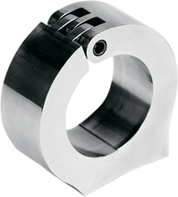 Load image into Gallery viewer, Dakota Digital Clamp Mount - For 1.50" Handlebar - 3-3/8" Gauge Cups - Chrome BKT-3350 - Side View