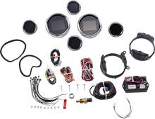 Load image into Gallery viewer, Dakota Digital MLX 6-Gauge Instrument Kit - Chrome Bezel MLX-8696 - Back View