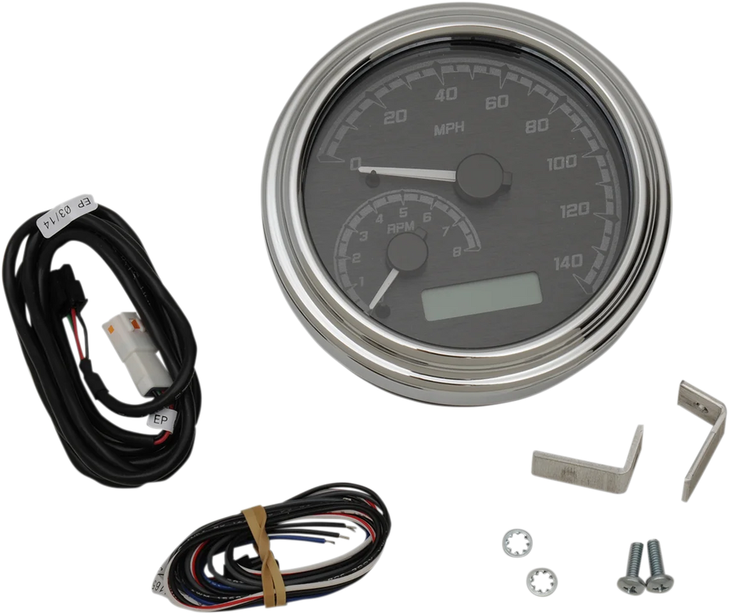 Dakota Digital MVX Series Analog Gauge System - Black/Gray/Chrome MVX-2011-KG-C - Main Product View
