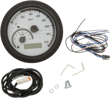 Load image into Gallery viewer, Dakota Digital MVX Series Analog Gauge System - White/Gray/Black MVX-2011-WG-K - Main Product View