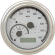 Load image into Gallery viewer, Dakota Digital MVX Series Analog Gauge System - White/Gray/Chrome MVX-2011-WG-C - Main Product View