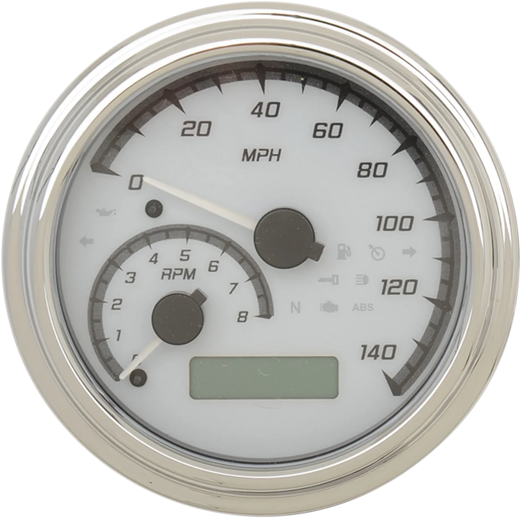 Dakota Digital MVX Series Analog Gauge System - White/Gray/Chrome MVX-2011-WG-C - Main Product View