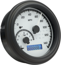 Load image into Gallery viewer, Dakota Digital MXV Series Analog Gauge System - Black/Gray/Chrome MVX-2002-KG-C - Side View