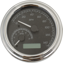 Load image into Gallery viewer, Dakota Digital MXV Series Fatbob Analog/Digital Gauge System - Black/Gray/Chrome MVX-2004-KG-C - Main Product View