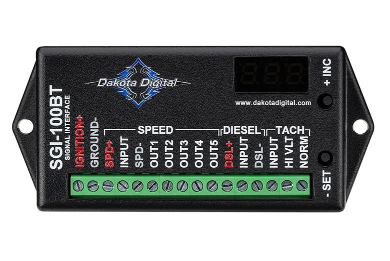 Dakota Digital Speed  Tach and Diesel S ignal Interface  Bluetoo SGI-100BT