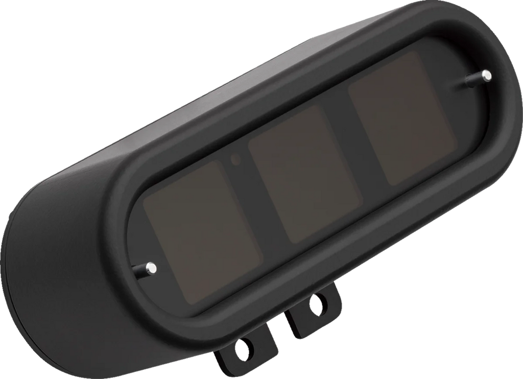 Dakota Digital Speedometer - Oval - Black - '04-'13 MLX-9404-K - Side View