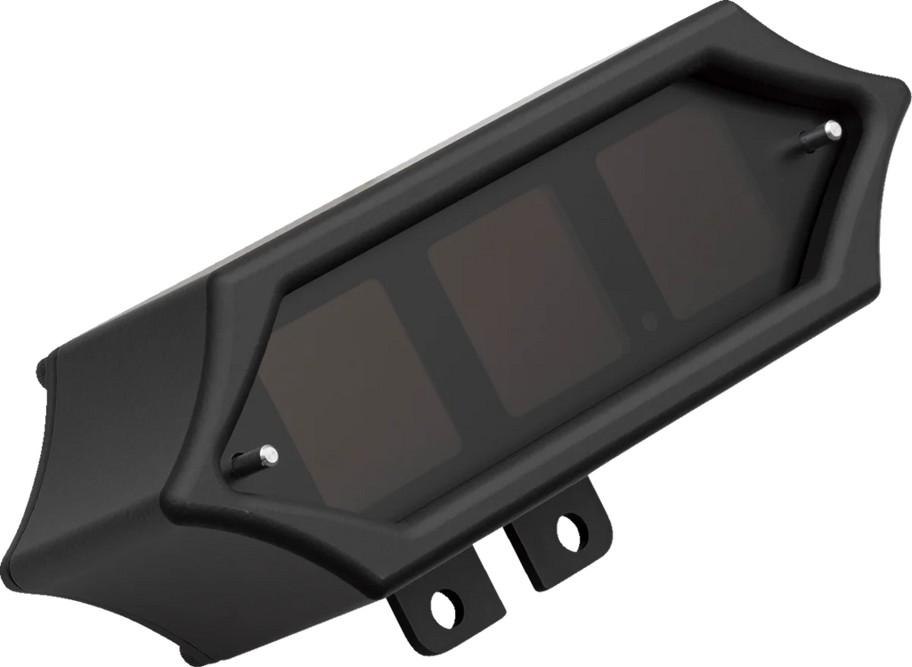 Dakota Digital Speedometer - Spiked - Black - '14+ MLX-9214-K - Side View