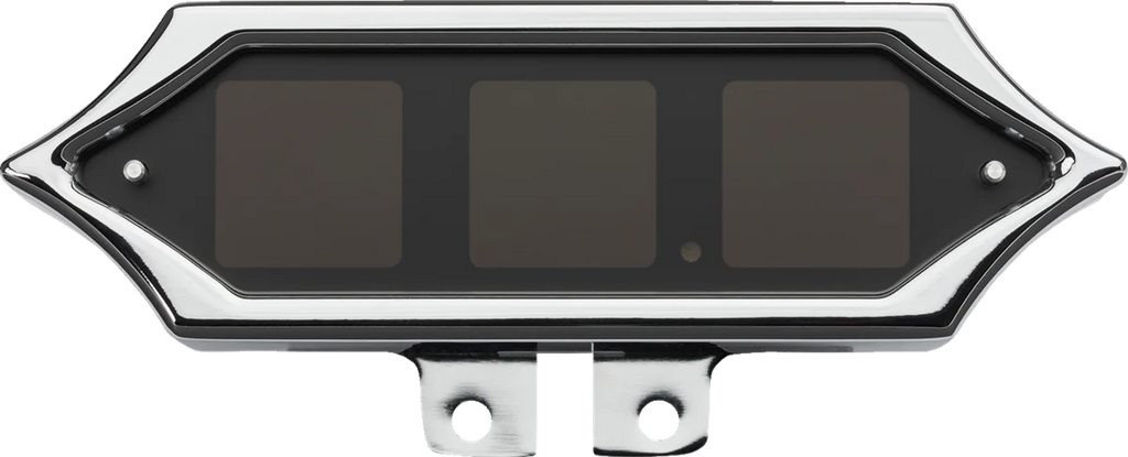 Dakota Digital Speedometer - Spiked - Chrome - '04-'13 MLX-9204 - Side View