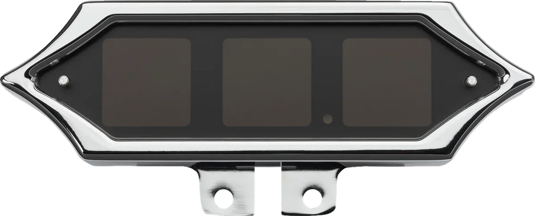 Dakota Digital Speedometer - Spiked - Chrome - '04-'13 MLX-9204 - Side View