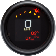 Load image into Gallery viewer, Dakota Digital Tank Speedometer - Black Bezel - 3-3/8" MLX-3000-K - Main Product View