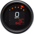 Load image into Gallery viewer, Dakota Digital Tank Speedometer - Black Bezel - 3-3/8" MLX-3012-K - Main Product View