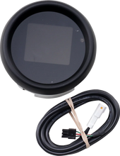 Load image into Gallery viewer, Dakota Digital Tank Speedometer - Black Bezel - 3-3/8" MLX-3012-K - Side View