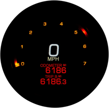Load image into Gallery viewer, Dakota Digital Tank Speedometer - Black Bezel - 4.5" MLX-2004-K - Back View