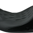 Load image into Gallery viewer, Danny Gray Big Seat - Double Diamond w/ Charcoal Stitch - Backrest Recepticle - FL '08-'23 21-418DIAAIR - Main Product View