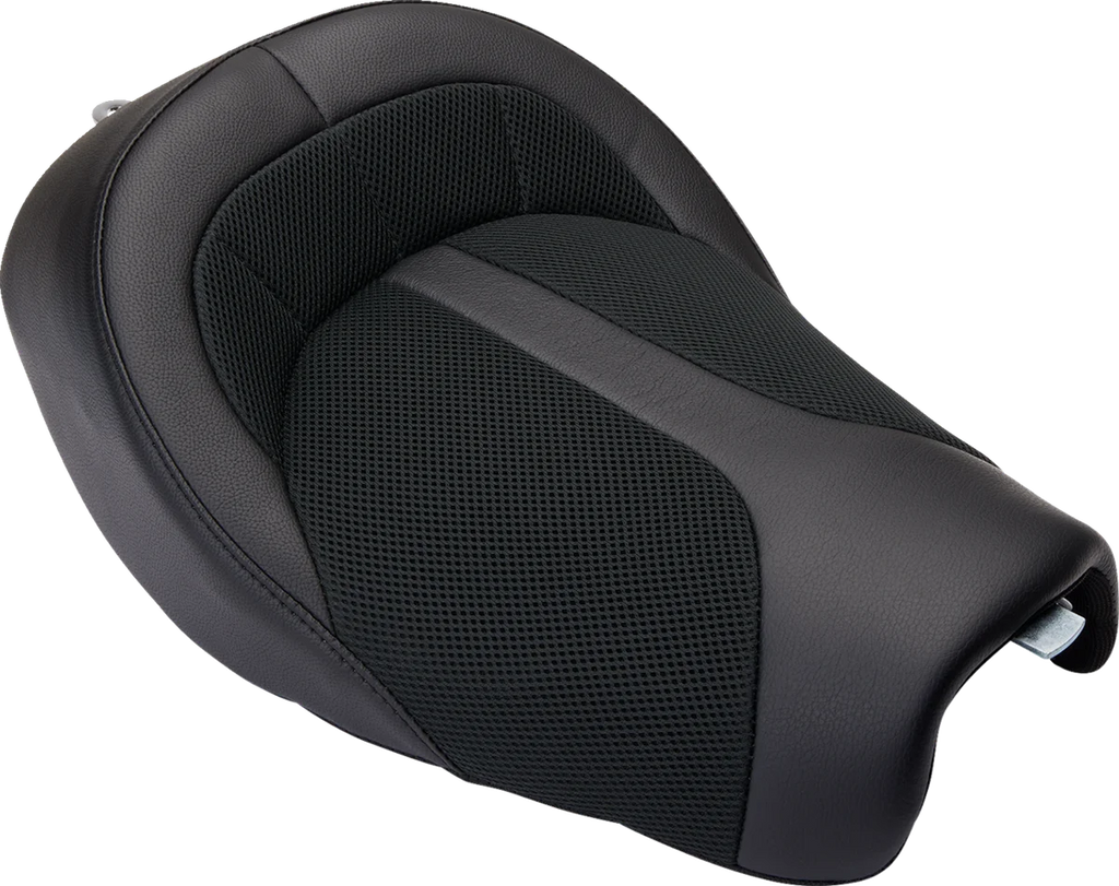 Danny Gray BigIST Solo Air Seat - Black Leather - XL '04-'17 FA-DGE-0284 - Main Product View