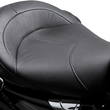 Load image into Gallery viewer, Danny Gray BigIST Solo Seat - Black Leather - XL '04-'17 FA-DGE-0274 - Back View