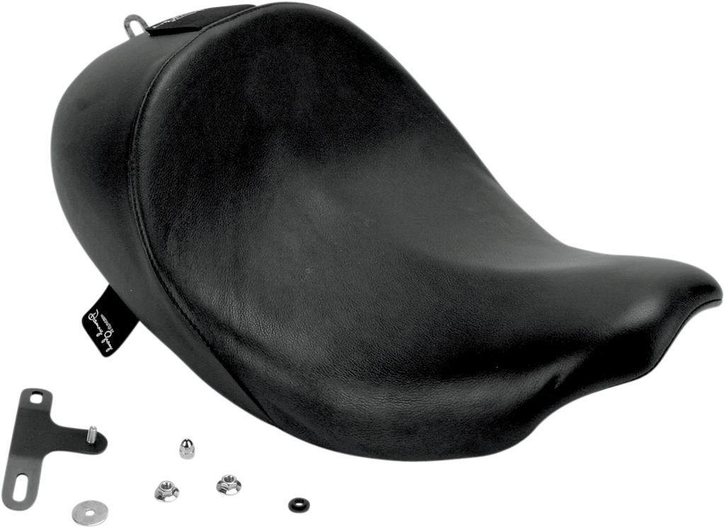 Danny Gray Bigseat - Smooth - Backrest Receptacle - FL '08-'23 21-418 - Side View