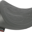 Load image into Gallery viewer, Danny Gray Bigseat™ Solo Seat - Drag Stitch w/ Charcoal Gray Thread - FL '08-'23 21-417DAIR - Main Product View