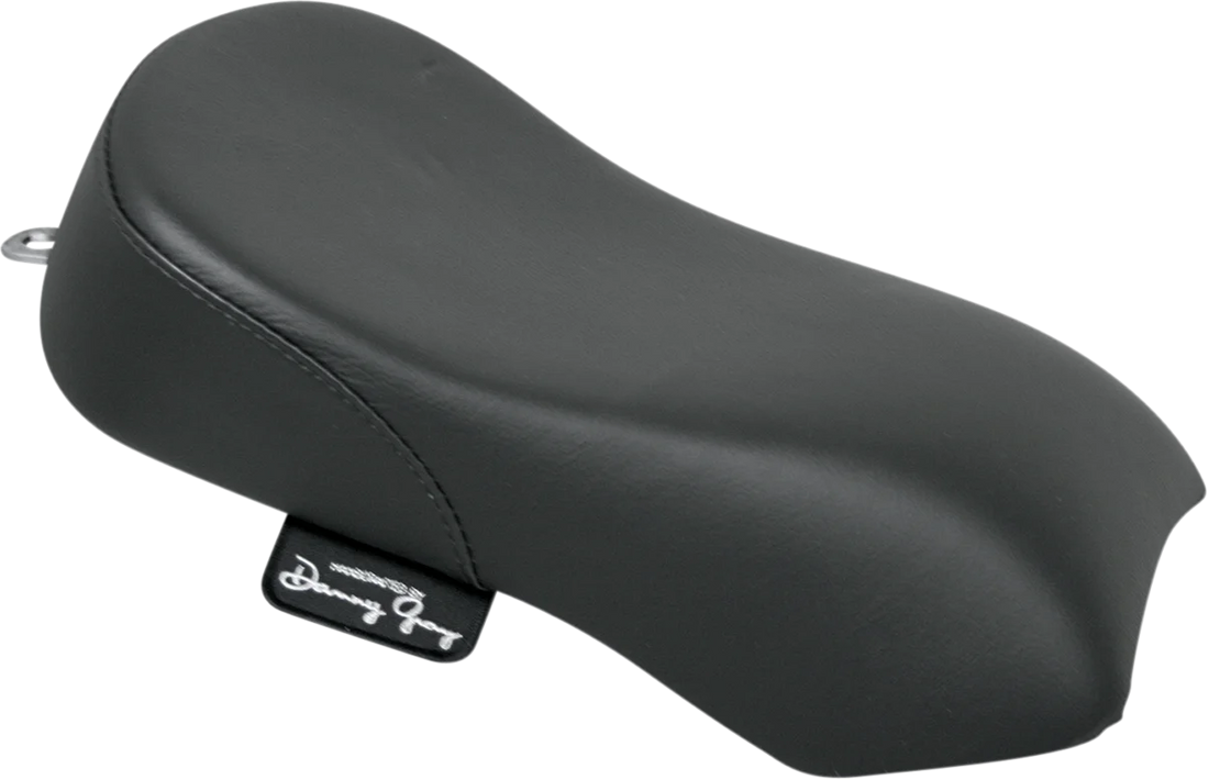 Danny Gray Buttcrack Pillion Seat - Smooth - Black - FLT '97-'23 1128 - Side View