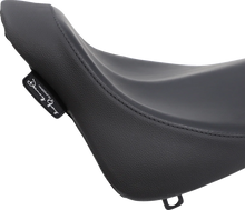 Load image into Gallery viewer, Danny Gray Buttcrack™ Solo Seat - Black - FLST '84-'99 19-303A - Side View
