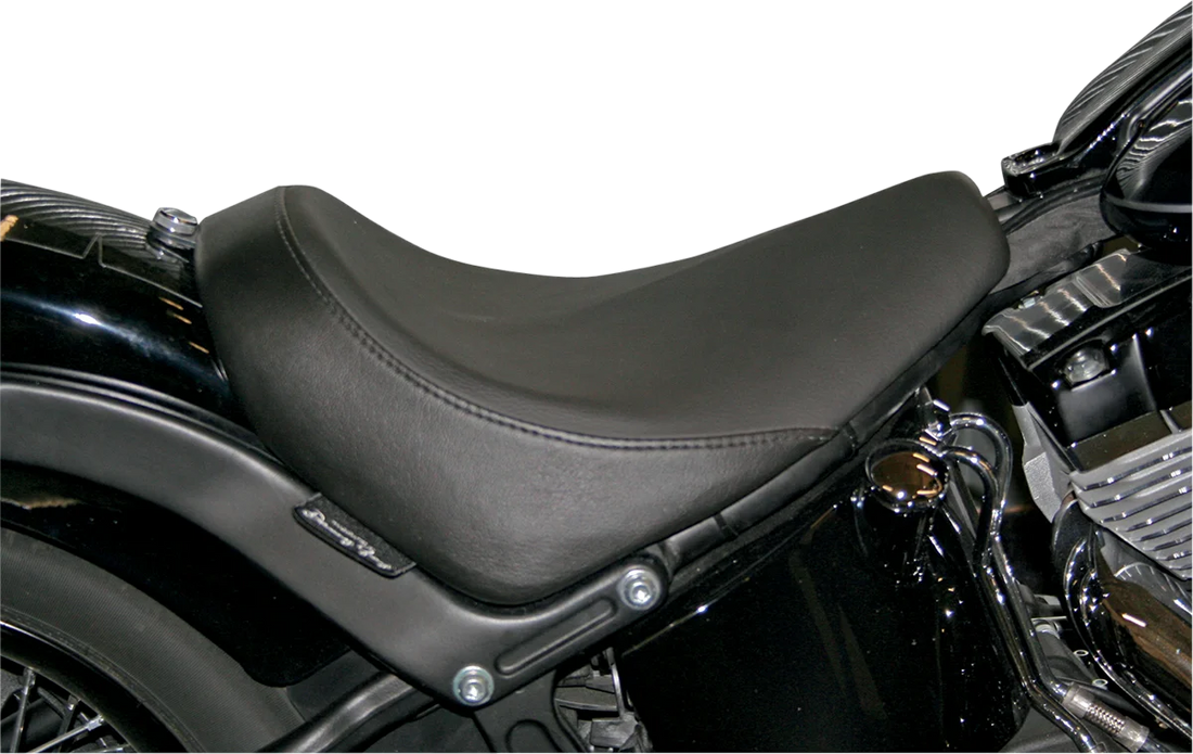 Danny Gray Buttcrack™ Solo Seat - Black - FXS/FLS '11-'17 21-303 - Back View