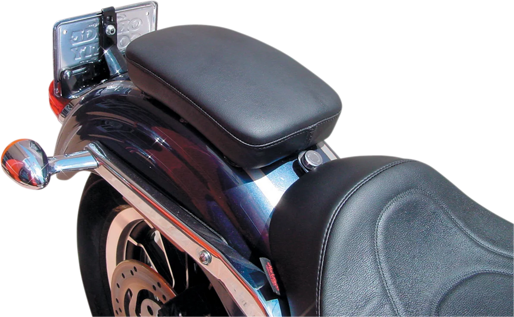 Danny Gray Detachable Pillion Pad - Black - Narrow 500 - Main Product View