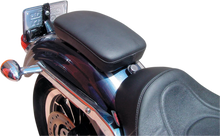 Load image into Gallery viewer, Danny Gray Detachable Pillion Pad - Black - Narrow 500 - Main Product View