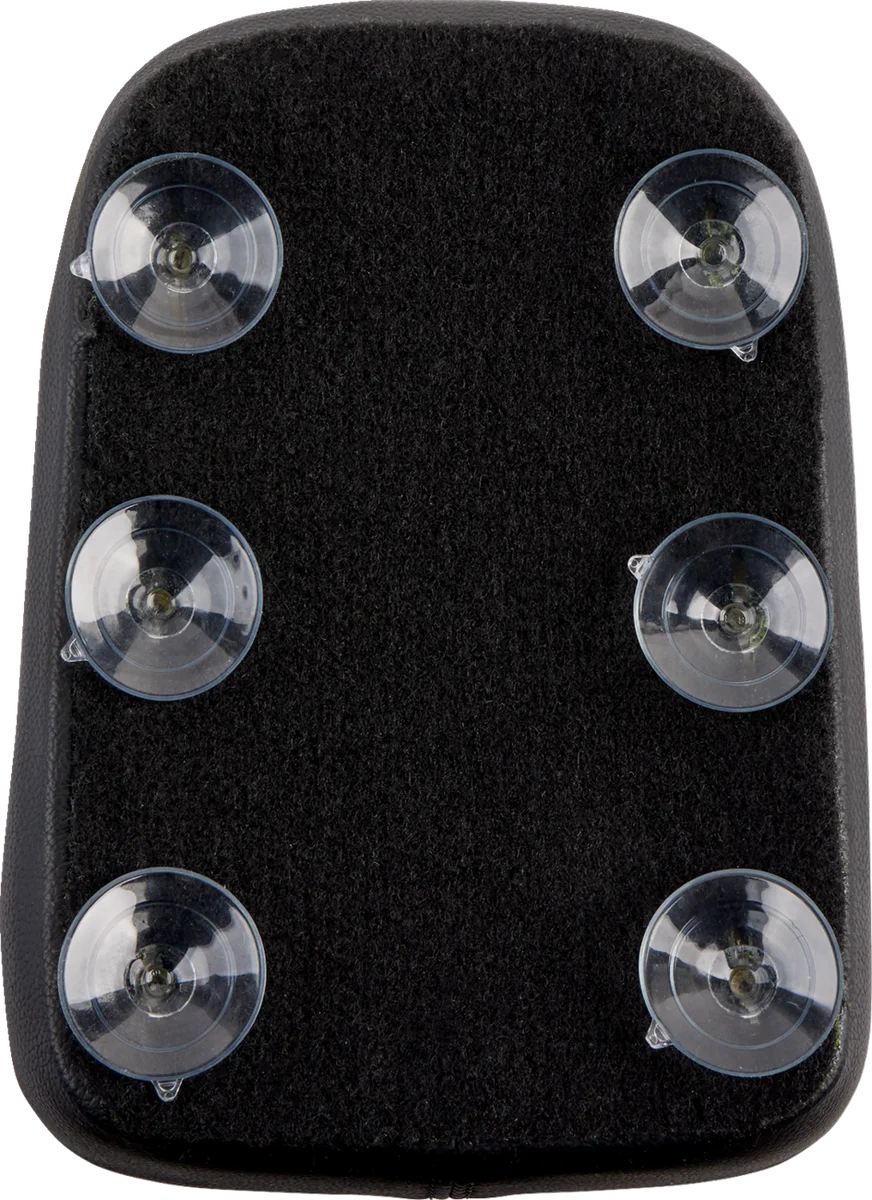 Danny Gray Detachable Pillion Pad - Black - Wide 501 - Side View