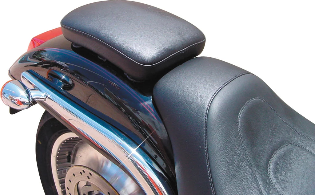 Danny Gray Detachable Pillion Pad - Black - Wide 501 - Back View
