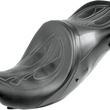 Load image into Gallery viewer, Danny Gray Longhaul 2Up Seat - Air - Double Diamond w/ Charcoal Gray Thread - FL '08-'23 21-412DIAAIR - Side View