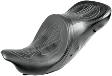 Load image into Gallery viewer, Danny Gray Longhaul Air Seat Drag Stitch w/ Charcoal Gray Thread 21-412DAIR fits 2008-2023 FL - Main Product View