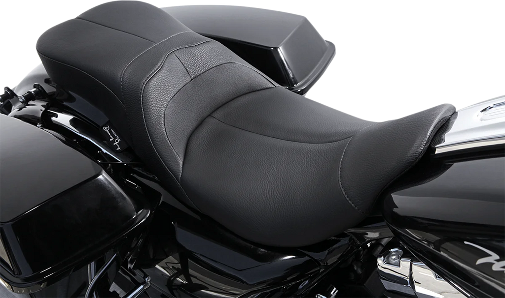 Danny Gray LowIST Seat - Black - Leather - FL '08-'23 FA-DGE-0290 - Back View