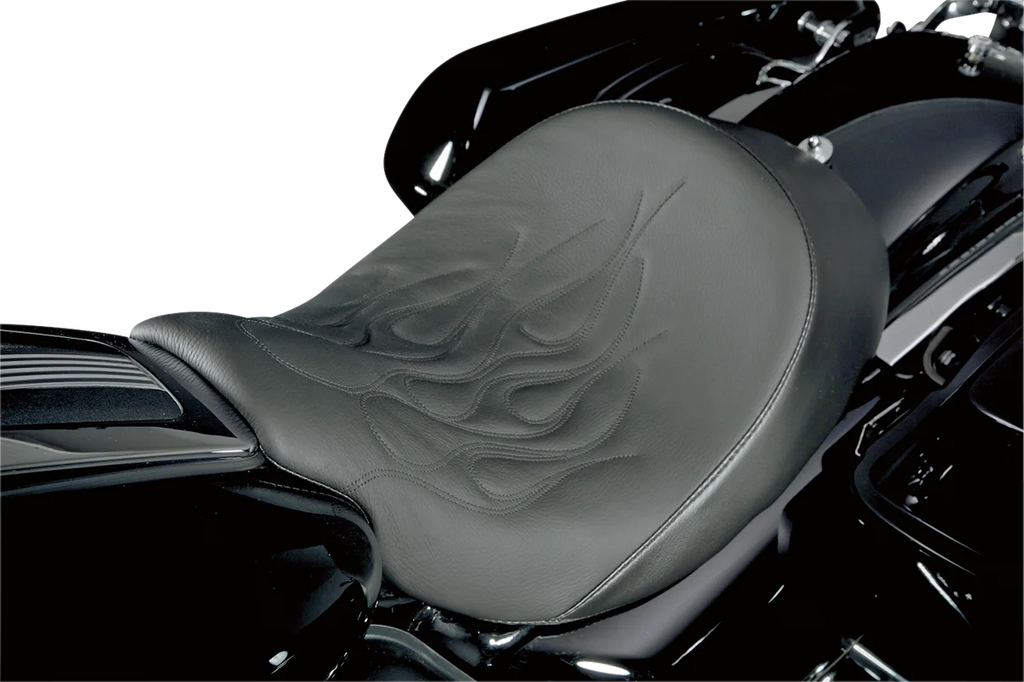 Danny Gray Speed Cradle Seat - Flame Stitch - FL '08-'23 21-414F - Side View